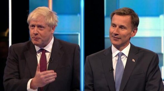 鲍里斯&middot;约翰逊（左）、杰里米&middot;亨特（右）