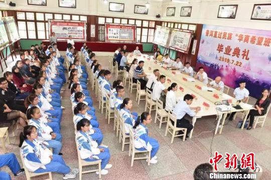 首届云南希望工程直过民族“华商希望班”毕业上线率100%