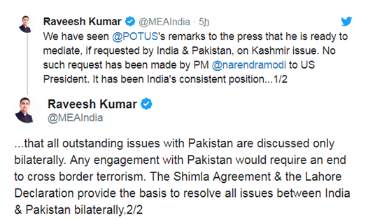 (拉维什 库马尔推特截图)