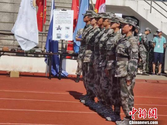 2019年福建省大学生军事技能比武活动福州举行