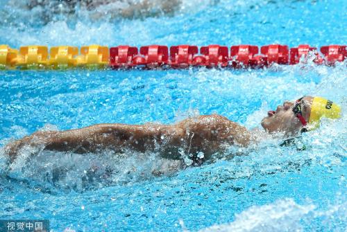 [高清组图]男子50米仰泳半决赛 徐嘉余第6晋级