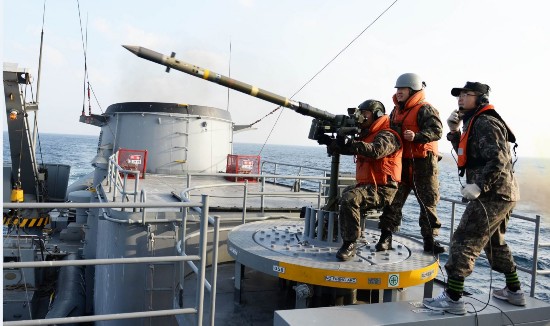 资料图：韩军独岛防御演习场景