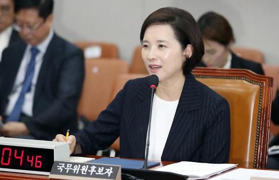 韩国社会副总理兼教育部长官俞银惠（韩联社）