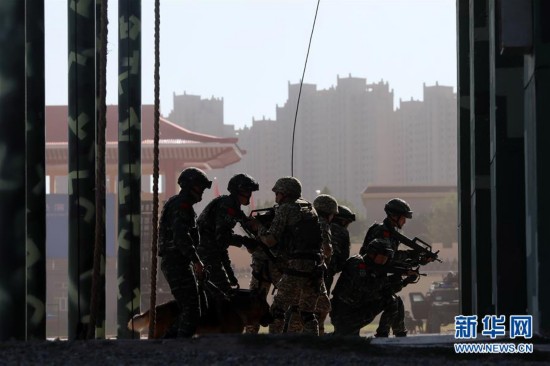 （图文互动）（7）中吉&ldquo;合作－2019&rdquo;联合反恐演练结束