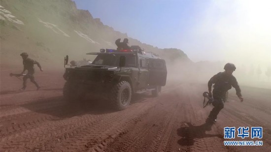 （图文互动）（5）中吉&ldquo;合作－2019&rdquo;联合反恐演练结束