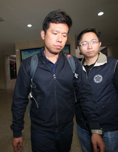 蔡英文专机走私案犯罪嫌疑人、蔡英文&ldquo;特勤&rdquo;人员吴宗宪。（图片来源：台媒）