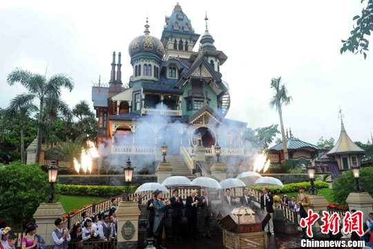 资料图:香港迪士尼乐园。中新社 任海霞 摄