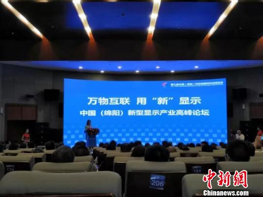 中国（绵阳）新型显示产业高峰论坛在四川绵阳举办