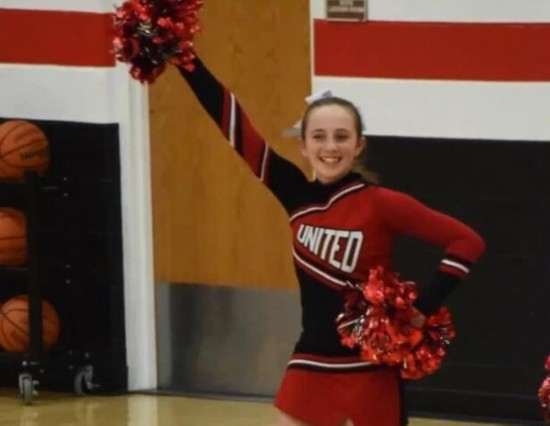 莱利&middot;霍纳曾是啦啦队员 （来源：QWAD电视台）