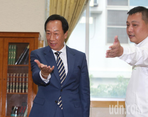 台湾鸿海集团创办人郭台铭(图片来源:台湾《联合报》)