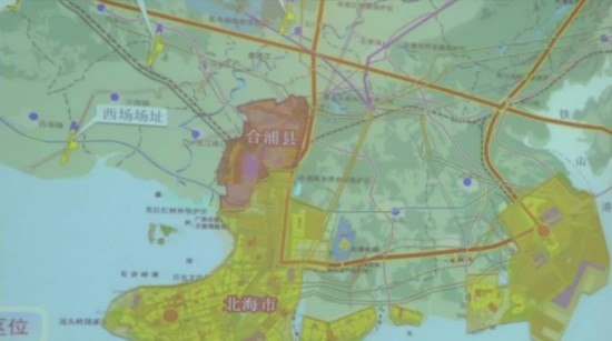  图为西场场址地理位置图。