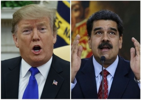 马杜罗和特朗普都证实双方高级官员正在进行谈判。（图源：港媒）