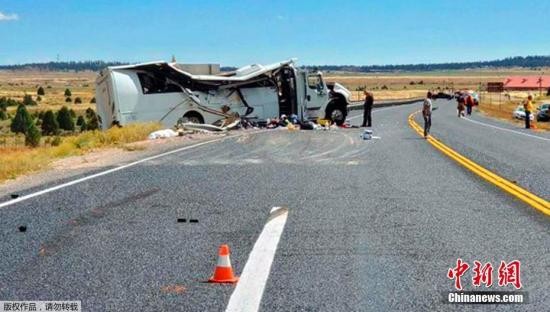 当地时间2019年9月20日，一辆载有中国游客的大巴车在美国犹他州南部的布莱斯峡谷国家公园附近发生严重车祸，造成多人死伤，伤者中，有数人重伤。