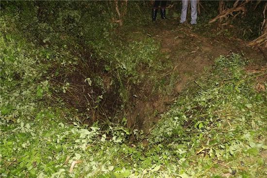 事发洞穴。 昭通市消防救援支队供图