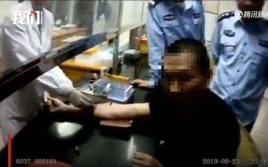 抽血检测显示男子已涉嫌危险驾驶罪。受访者供图