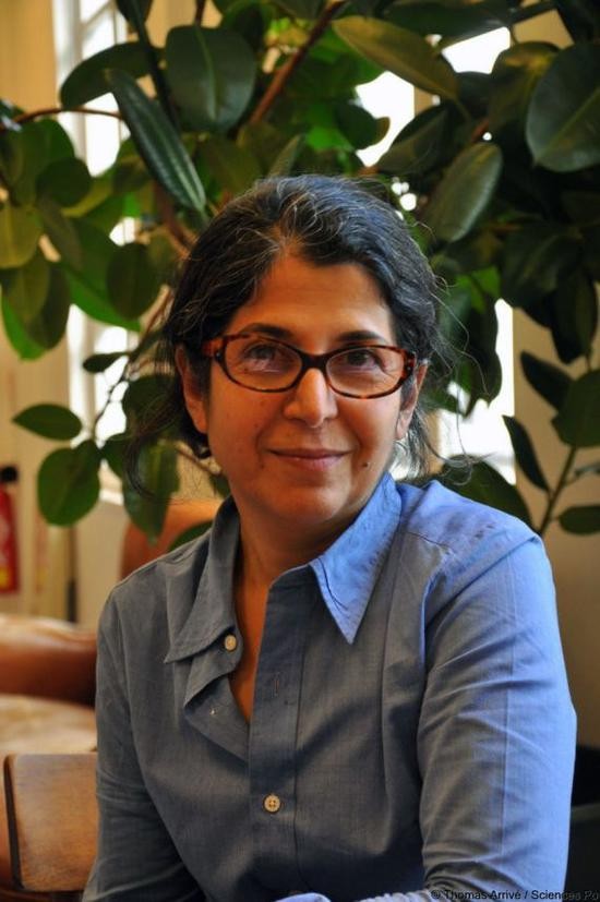 资料照片:伊朗、法国双重国籍学者法丽巴·阿德勒哈。(新华社/欧新)