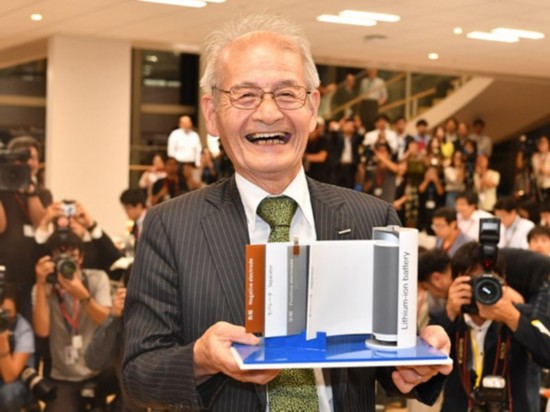 2019诺贝尔化学奖获得者吉野彰：希望获奖能为年轻研究者带来鼓励（图片来源：朝日新闻网站）