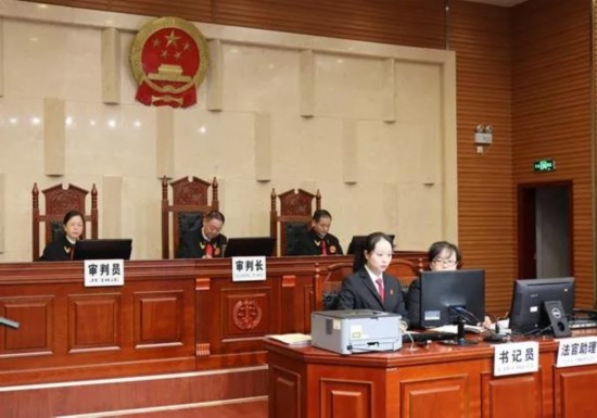 ▲庭审现场