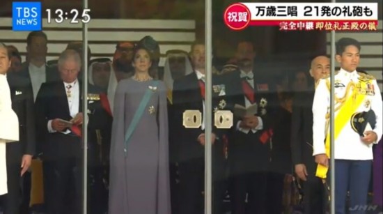 列席仪式的各国外宾