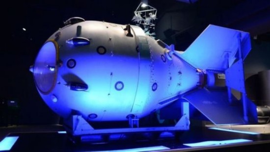  ▲苏联第一颗原子弹RDS-1（&ldquo;今日俄罗斯&rdquo;电视台网站）