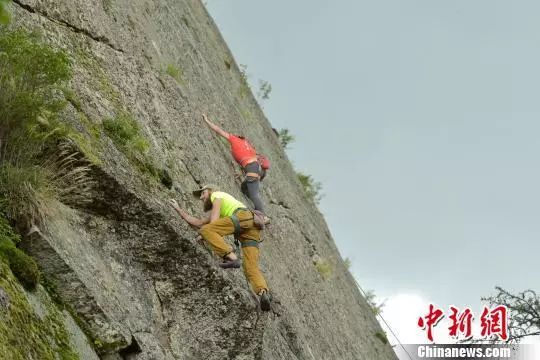  资料图：攀岩运动。（图文无关）