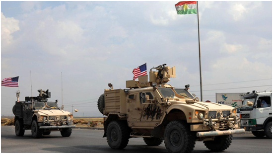 　　美军撤离叙利亚北部/图自《新闻周刊》