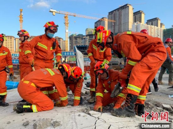 贵阳工地垮塌失联人员全部找到8人遇难