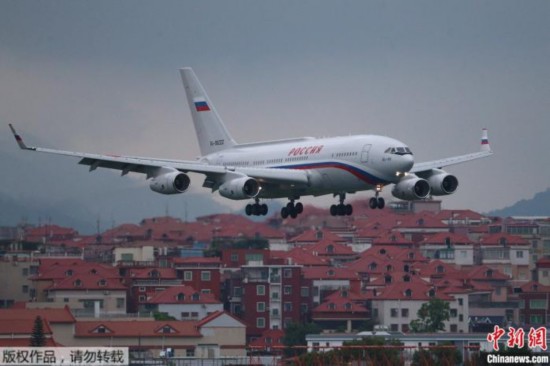 俄罗斯总统普京专机 伊尔-96-300