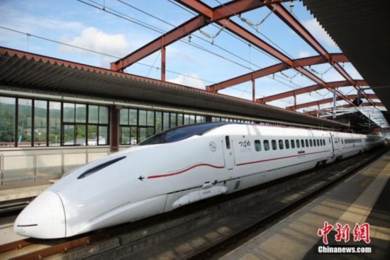 资料图：日本新干线列车。