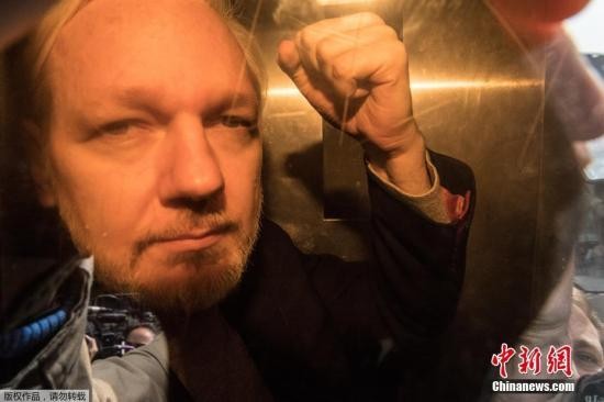 资料图：维基解密创始人阿桑奇。