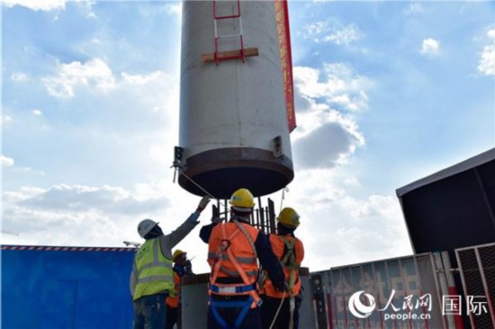 中建埃及新首都CBD标志塔钢结构首吊 【3】