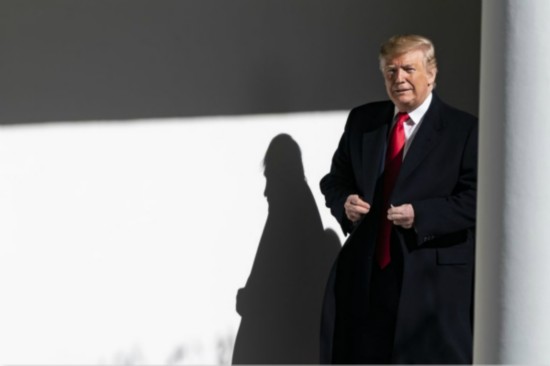 特朗普接受年度体检。(图:彭博社)