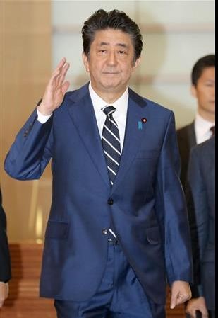 安倍晋三。（图源：产经新闻）