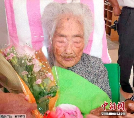 资料图：日本老人。