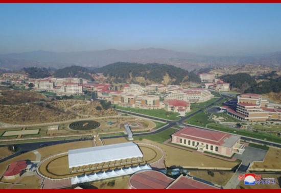 (阳德温泉文化休养地。图源:朝中社)