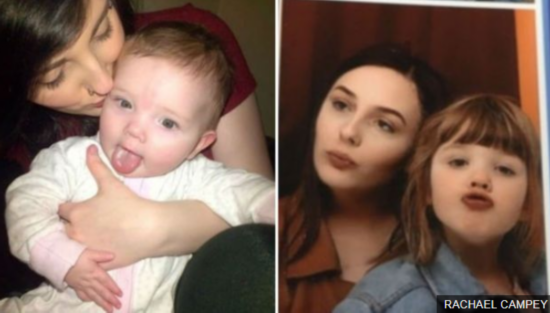  瑞秋边打工边读书，把女儿抚养大（脸书）