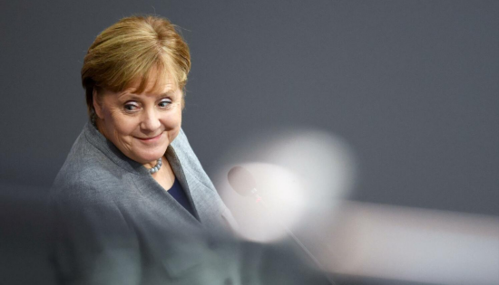 德国总理默克尔（图源：《每日镜报》）