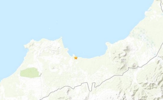 巴布亚新几内亚东部发生5.2级地震震源深度122公里