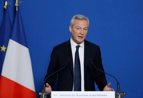 图为法国经济与财政部长布鲁诺·勒梅尔。新华社/法新