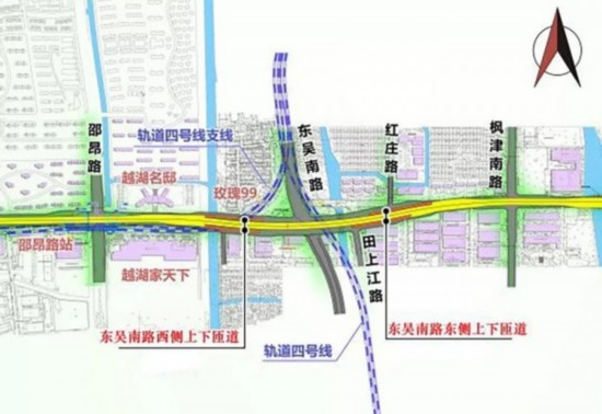 好消息！苏州这条路的部分地面快车道今天通车