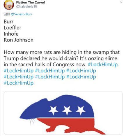 △还有多少老鼠藏在特朗普誓言要抽干的沼泽里?现在它在国会神圣的大厅渗出了黏液。”