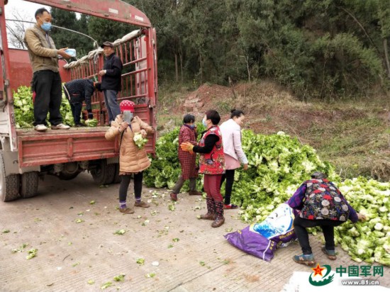 扶贫村滞销蔬菜上了部队餐桌，原因让人心头暖