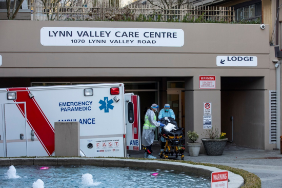 △林恩谷养老中心是最早爆出多位老年人死于新冠病毒相关疾病的