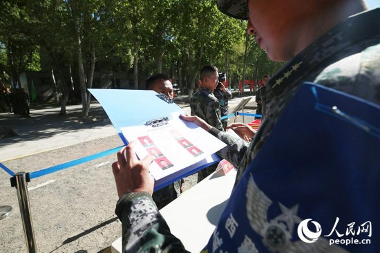 比武人员信息核对。