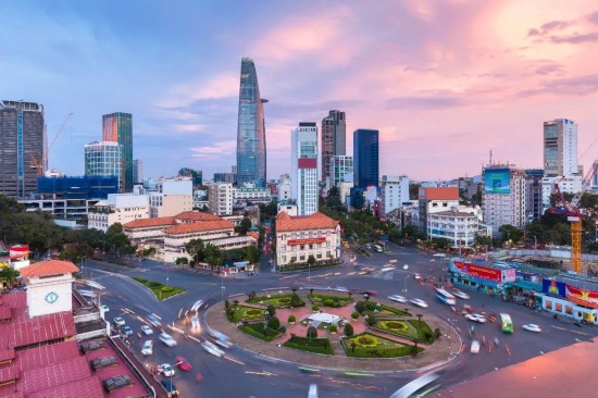 ▲资料图片:越南胡志明市城市景观