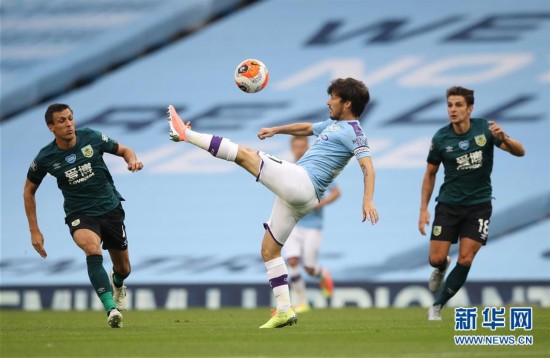 （体育）（5）足球&mdash;&mdash;英超：曼城胜伯恩利