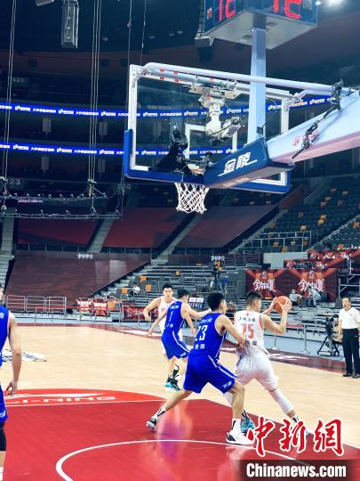 比赛现场。(四川男篮供图)