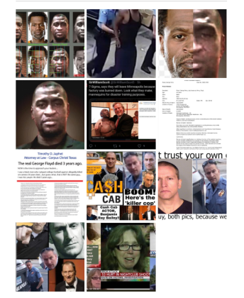  文件内文引用图片说明，“弗洛伊德之死”的视频是伪造的