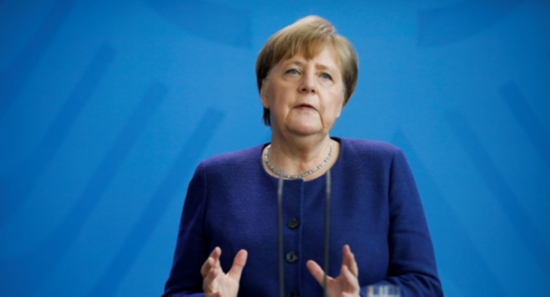 默克尔建议欧洲设想没有美国领导的世界。图源:俄罗斯卫星网