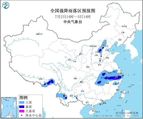 强降雨|暴雨预警连续发布31天！强降雨进行时 雨区重叠致灾风险高